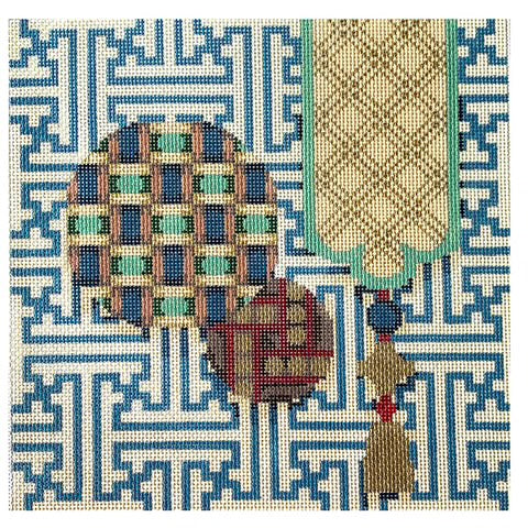 AT D1415 - Fretwork Tassels Buttons I