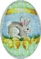 AT EG280 - Tan Bunny Yellow Bow Egg