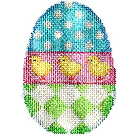 AT EG319 - Dots Chick Harlequin Egg