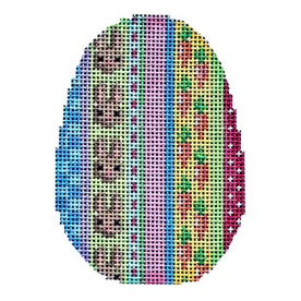 AT EG322 - Bunny Hop Stripe Egg