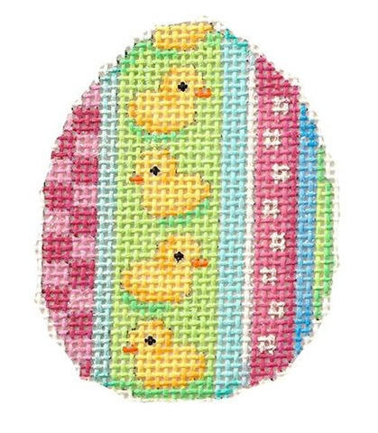 AT EG618 - Chicks Hop Stripe Mini Egg