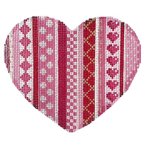 AT HE1005 - Vertical Pattern Large Heart