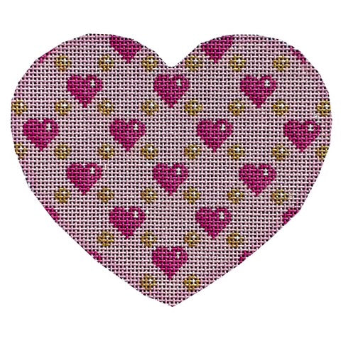 AT HE1015 - Hearts Dots Repeat Large Heart