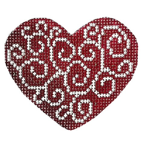 AT HE601 - Filigree Mini Heart