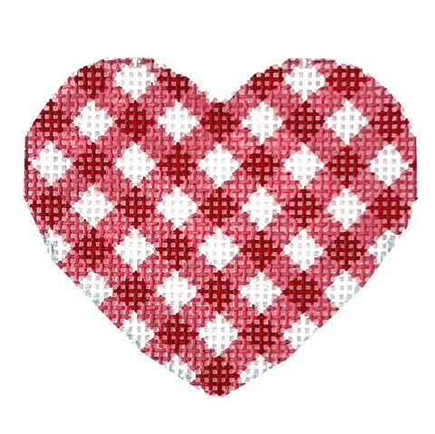 AT HE677R - Red Gingham Mini Heart