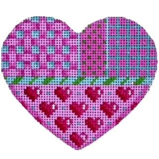 AT HE808 - Pink Patterns Heart