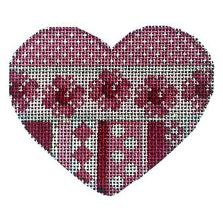 AT HE851 - Dots Heart Flowers Patterns Heart