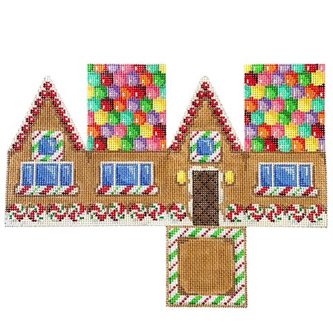 AT HH123 -Gumdrop Roof Gingerbread Cottage