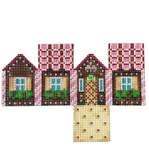 AT HH407 - Pink Grapefruit Roof Mini Cottage