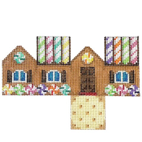 AT HH412 - Pastel Cane Roof Mini Cottage