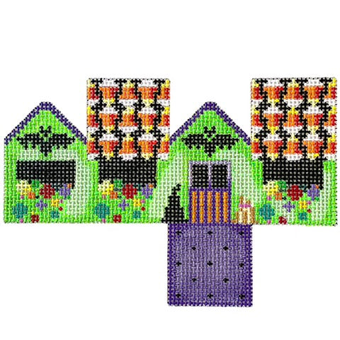 AT HH454 -Halloween Bats Mini Cottage