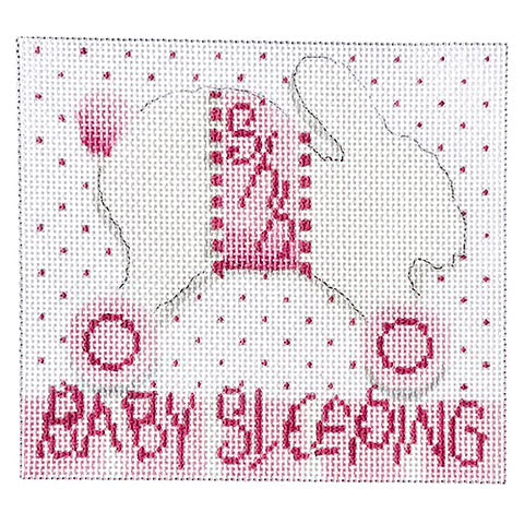 AT KC233 - Baby Sleeping Bunny Wheels Pink