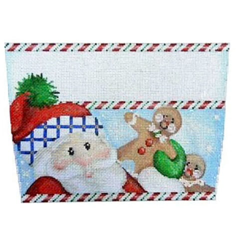 AT ST820 - Gingerbread Santa Stocking Cuff