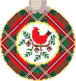 CO56A - Cardinal with Royal Stewart Ornament