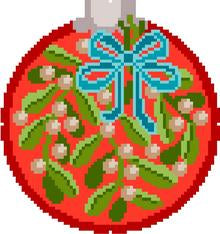 CO33A - Mistletoe Ornament - Red