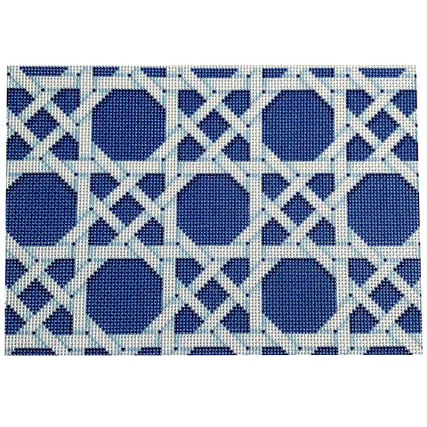 NTG TS082 - Navy Caning Pattern Clutch