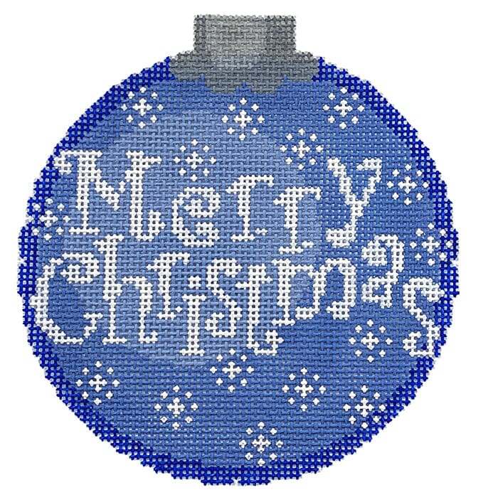 CO38B - Merry Christmas Ornament - Blue