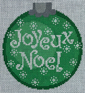 CO39C - Joyeux Noel Ornament - Green