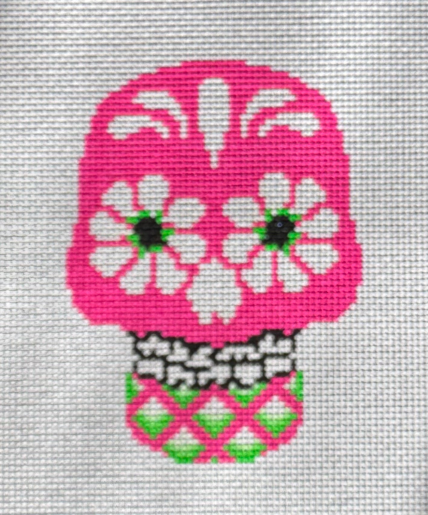 A174 - Sugar Skull - pink