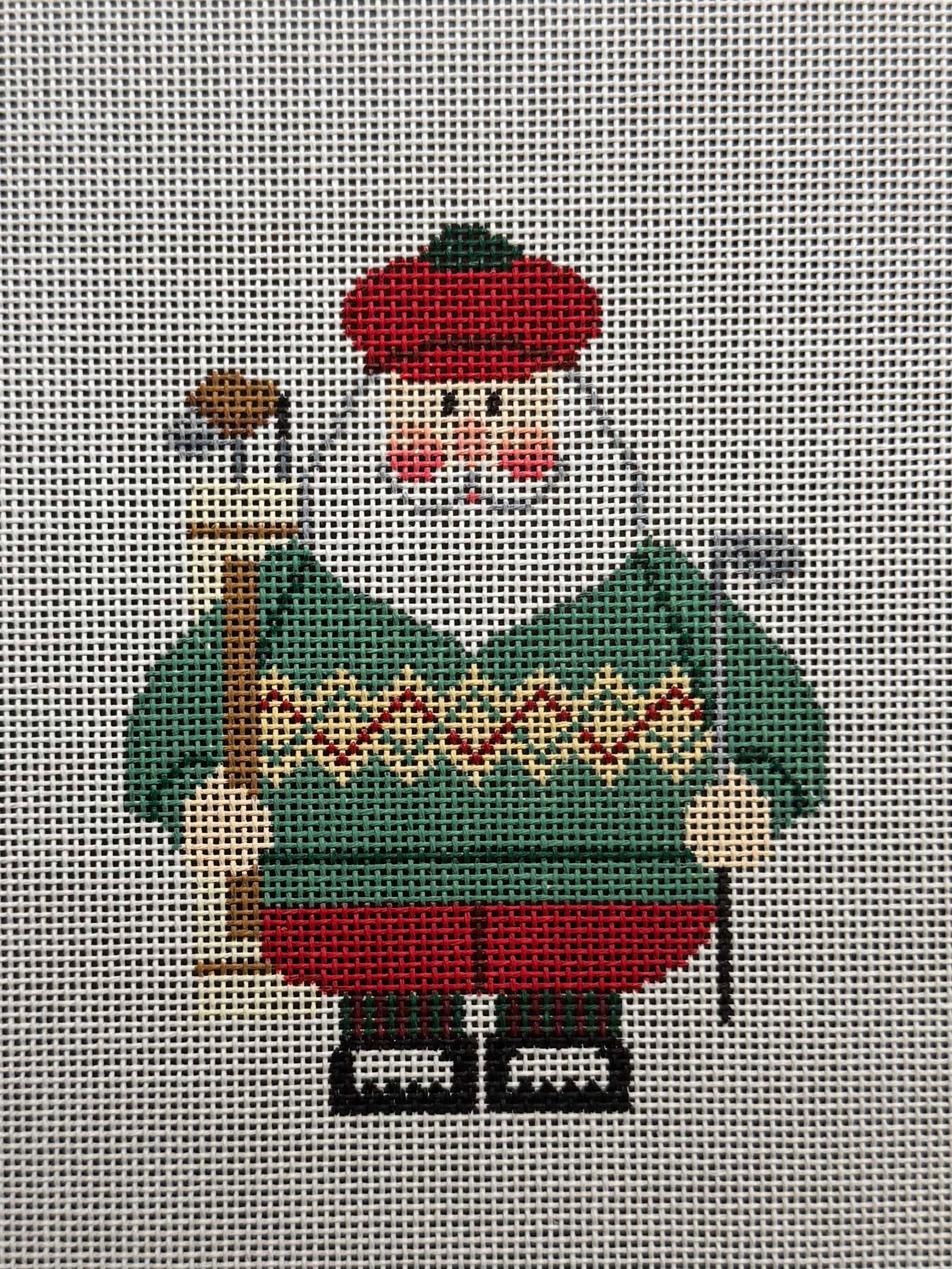 804 - Fat Santa w/ golf clubs