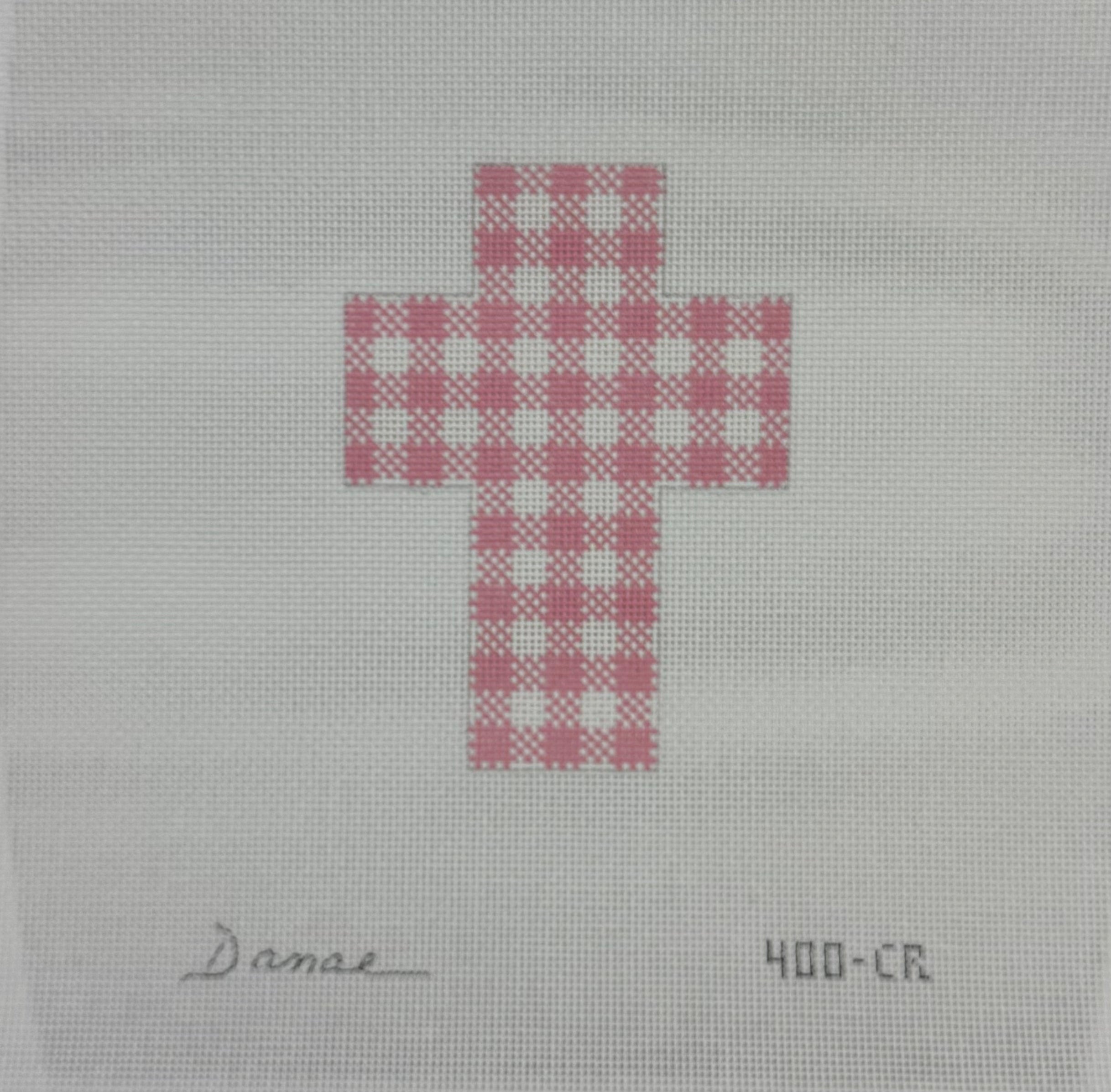 400CR - Pink Checkered Cross