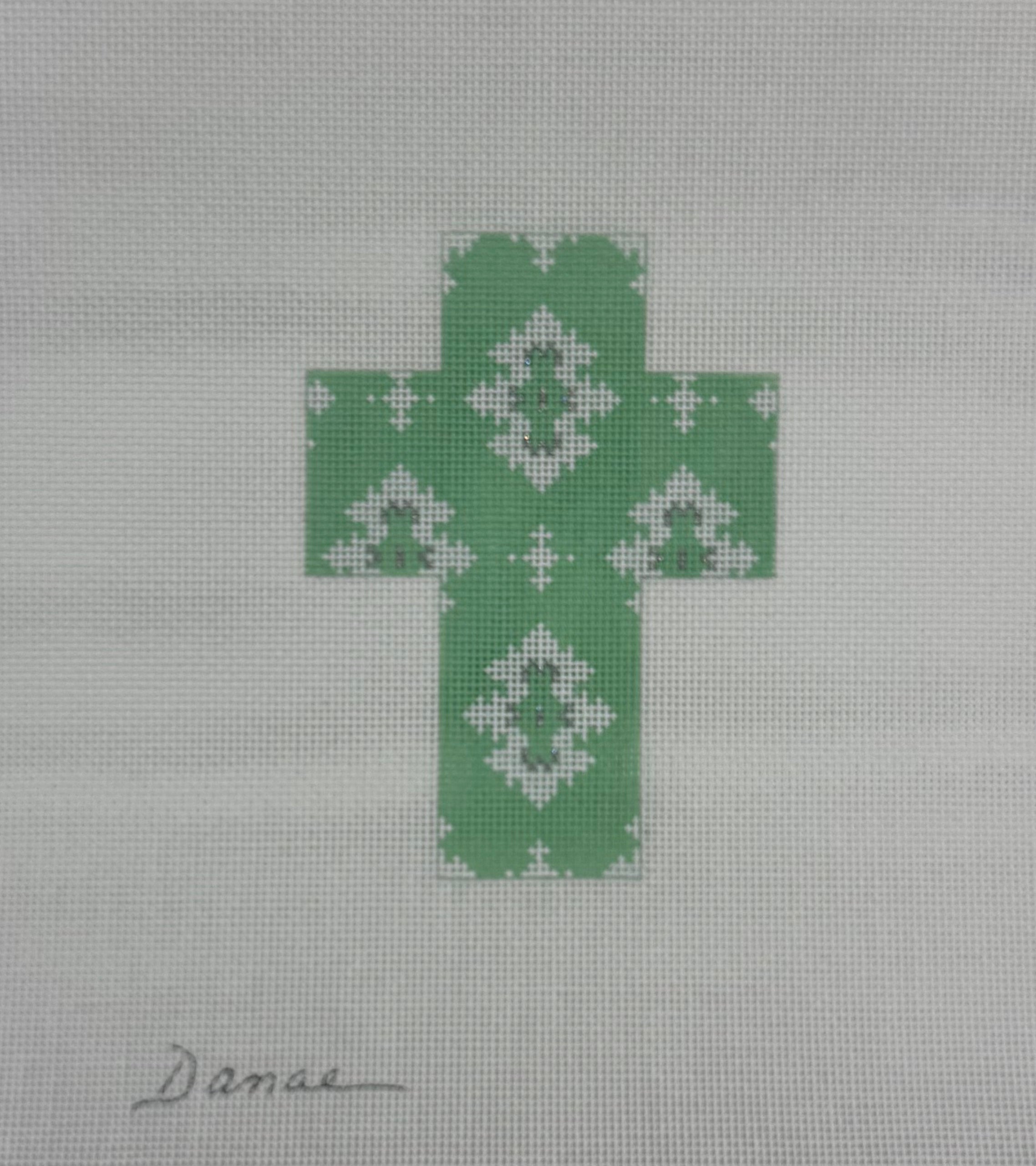Green/White Cross