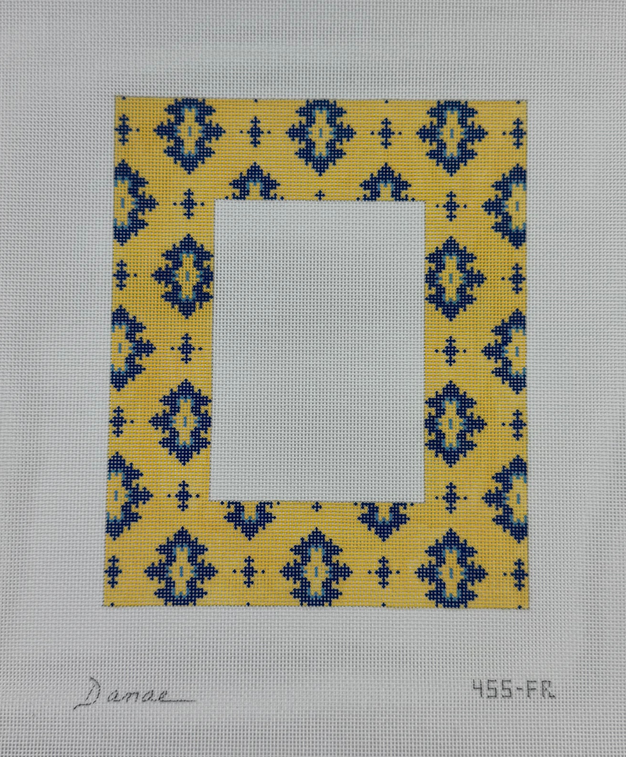 455-FR - Yellow/Blue 3x5 picture insert