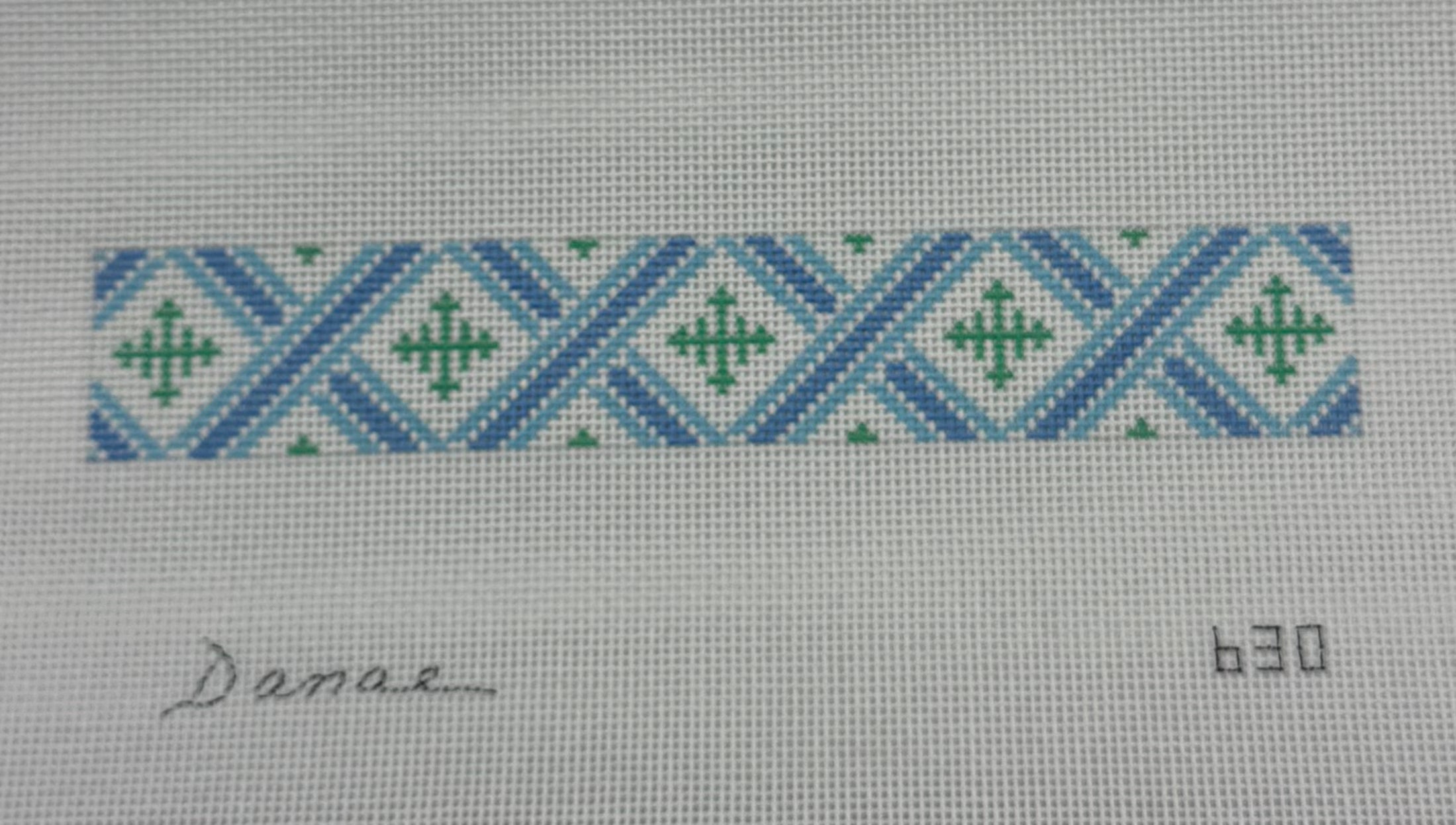 630 - Celtic Key Fob in blues