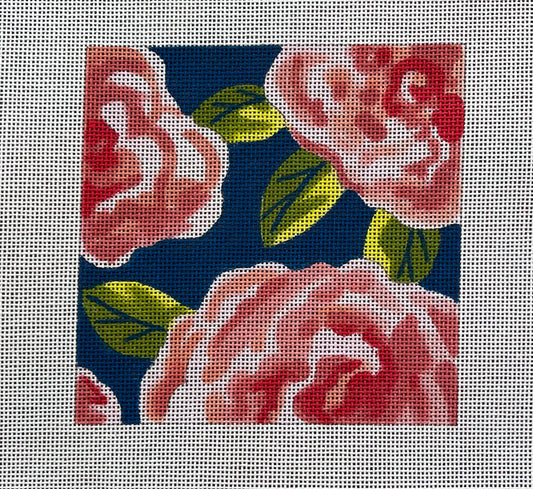 IN291 - Peonies on Turquoise