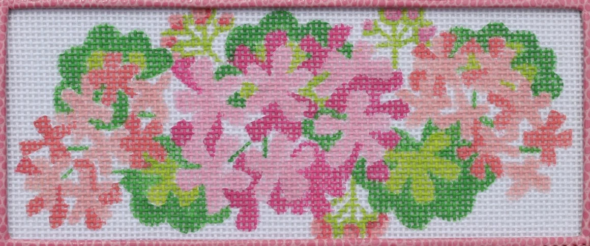 INSLJW-01 - Geraniums - Pinks, Salmons and Greens