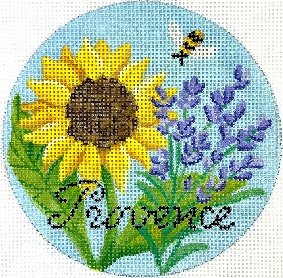 INSMC-111 - Provence Lavender, Sunflower and Bee