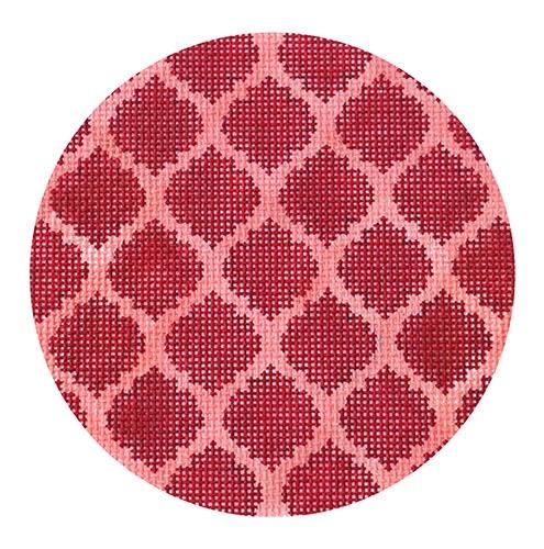 INSMC-18 - Quatrefoils - Nantucket Reds w/ Royal Blue Letter (Retiring)