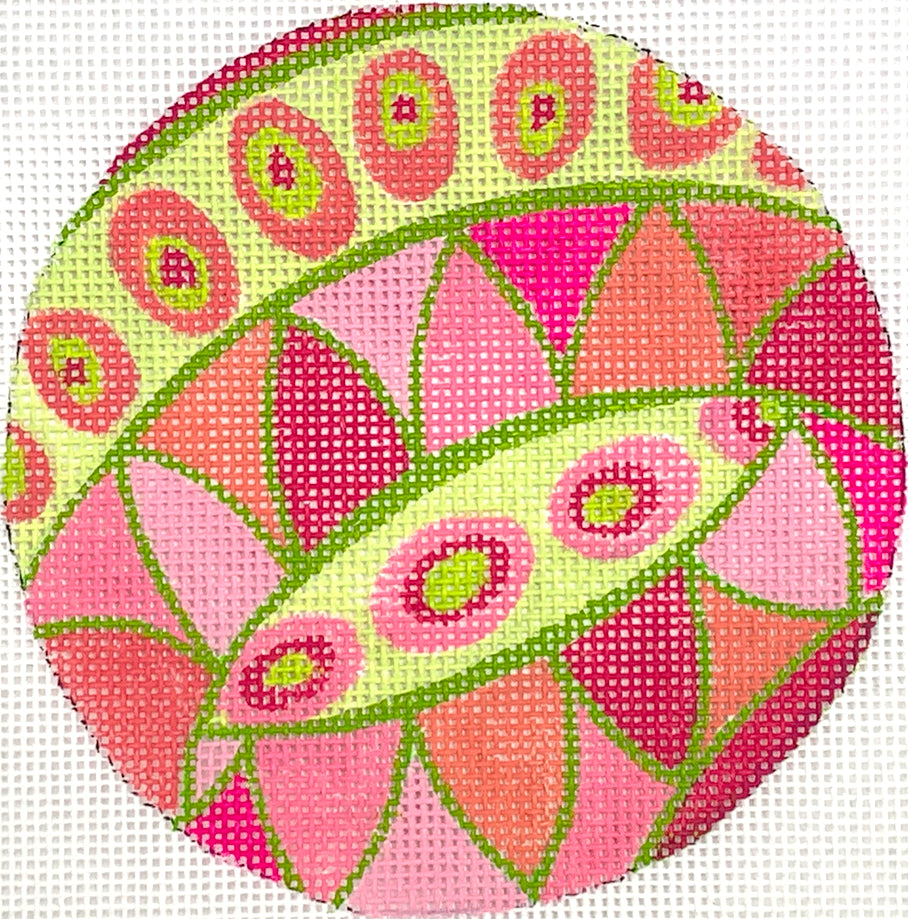 INSMC-31 - Pucci-Inspired Waves and Dots - Pinks, Greens, Corals