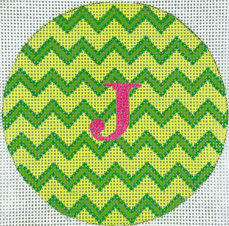 INSMC-86 - Zigzag - Limes with Hot Pink Letter