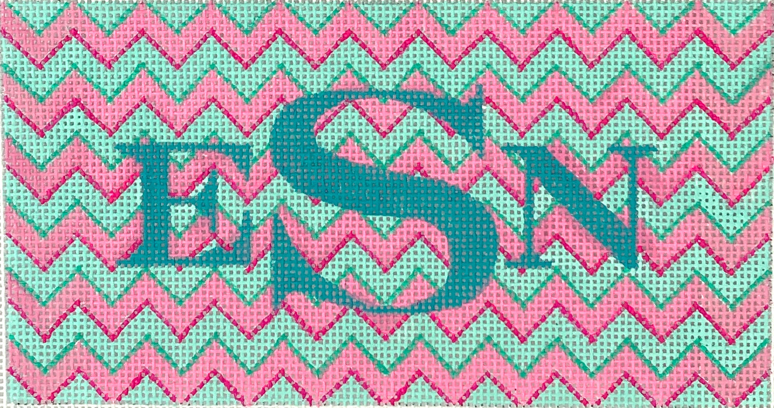 INSPCL-30 - Zigzag - Turquoise and Hot Pink