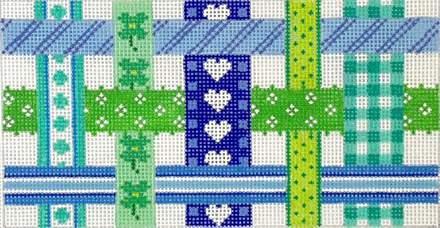 INSPCL-68 - Woven Ribbons - Blues and Greens