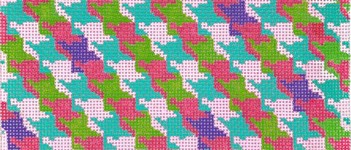 INSPLW-10 - PE Wallet/Credit Card Holder Insert – Houndstooth - Bright Multi