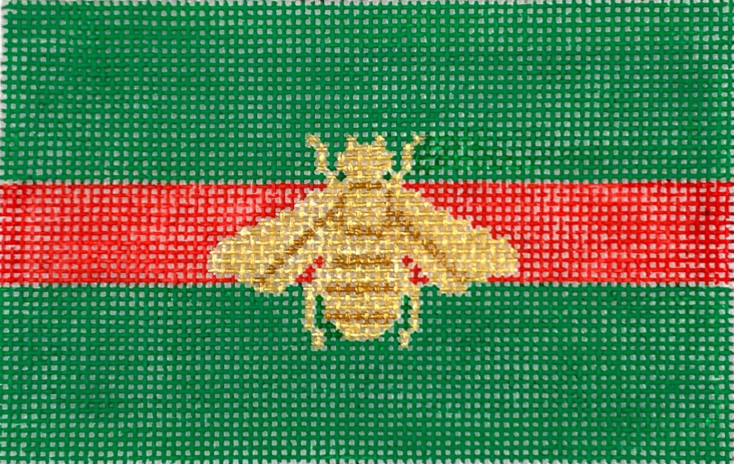 INSPPP-03 - Gucci -Inspired Gold Bee on Green with Stripes