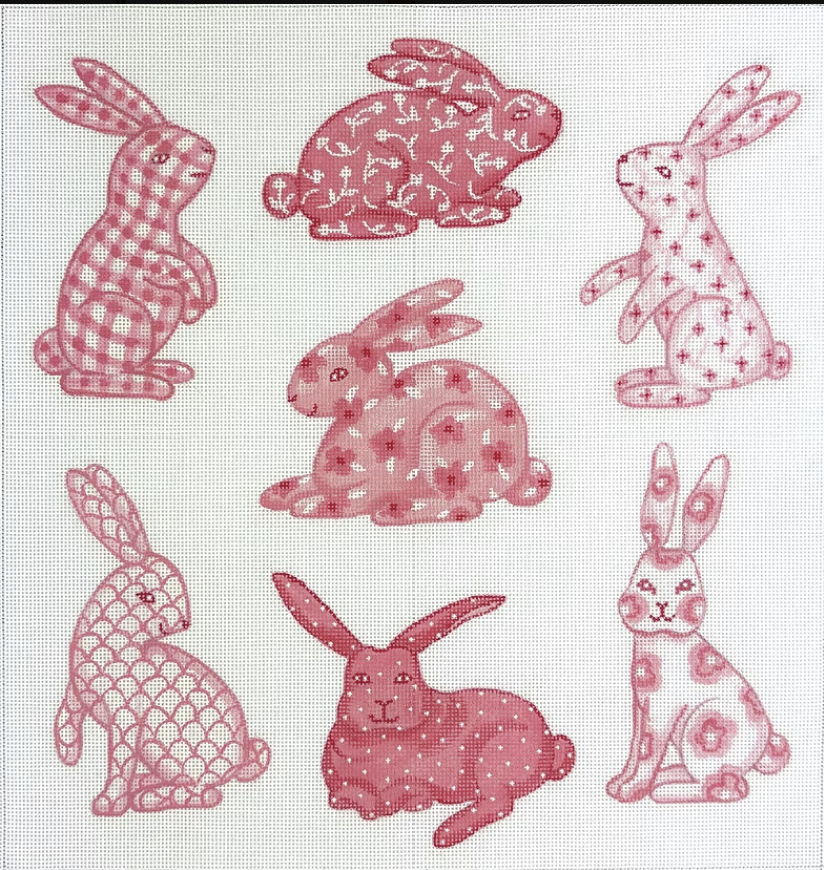 JB-PL-10 - China Bunnies - Pink