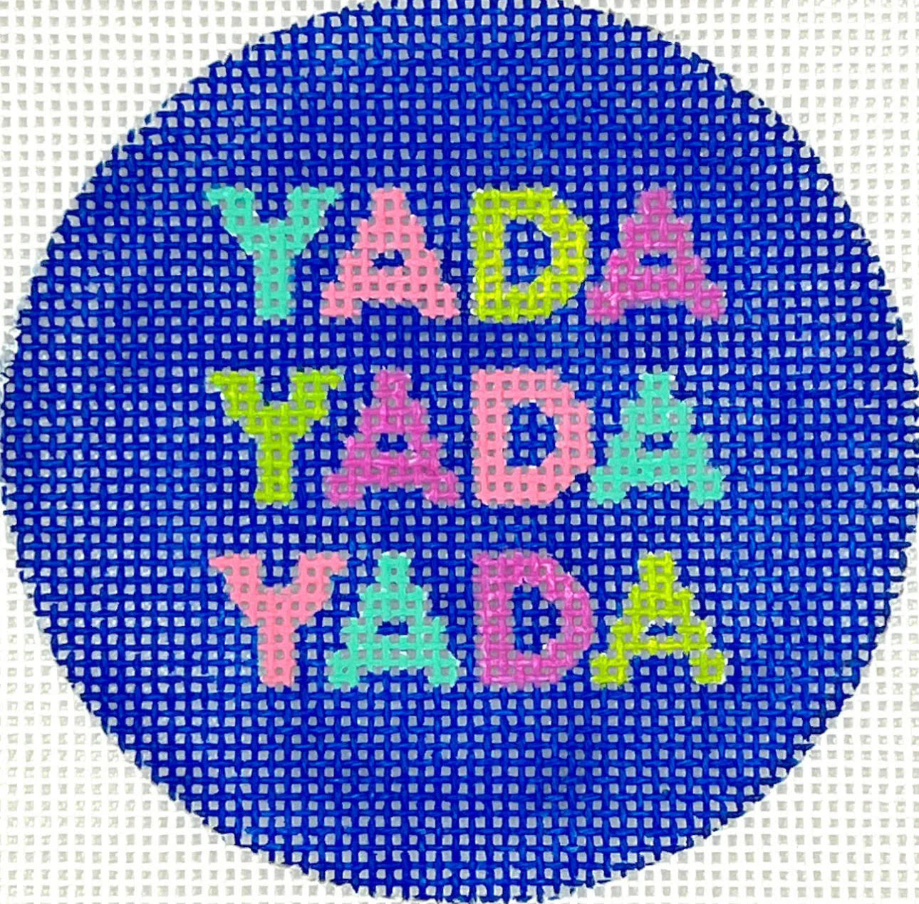 JM-20 - Yada Yada Yada - Bright Letters on Blue (Retiring)