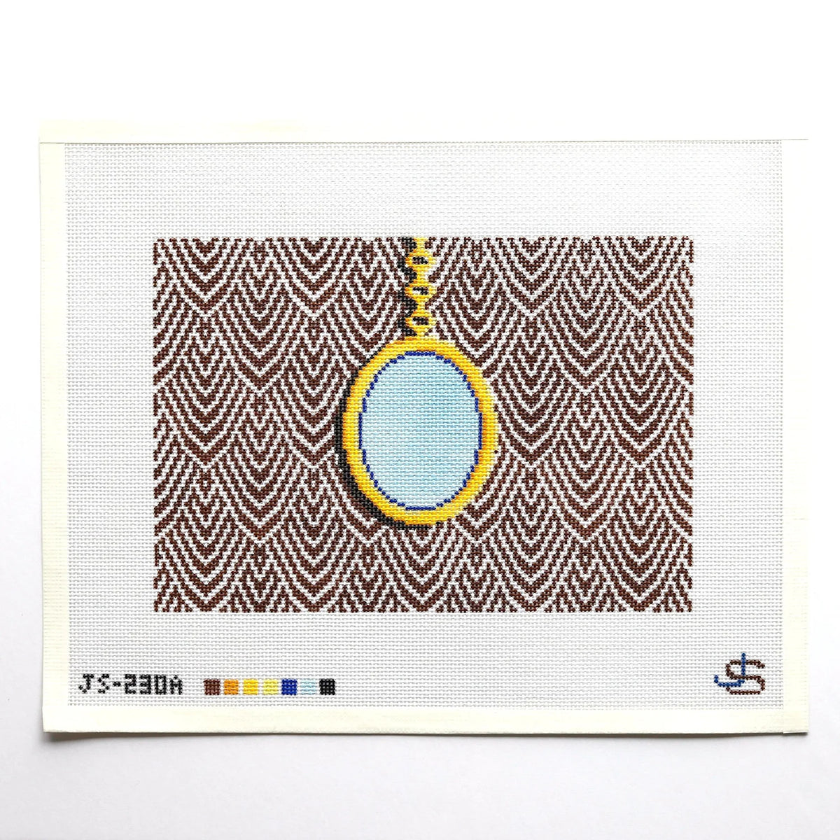 JS-230A - Pendant Clutch - Brown