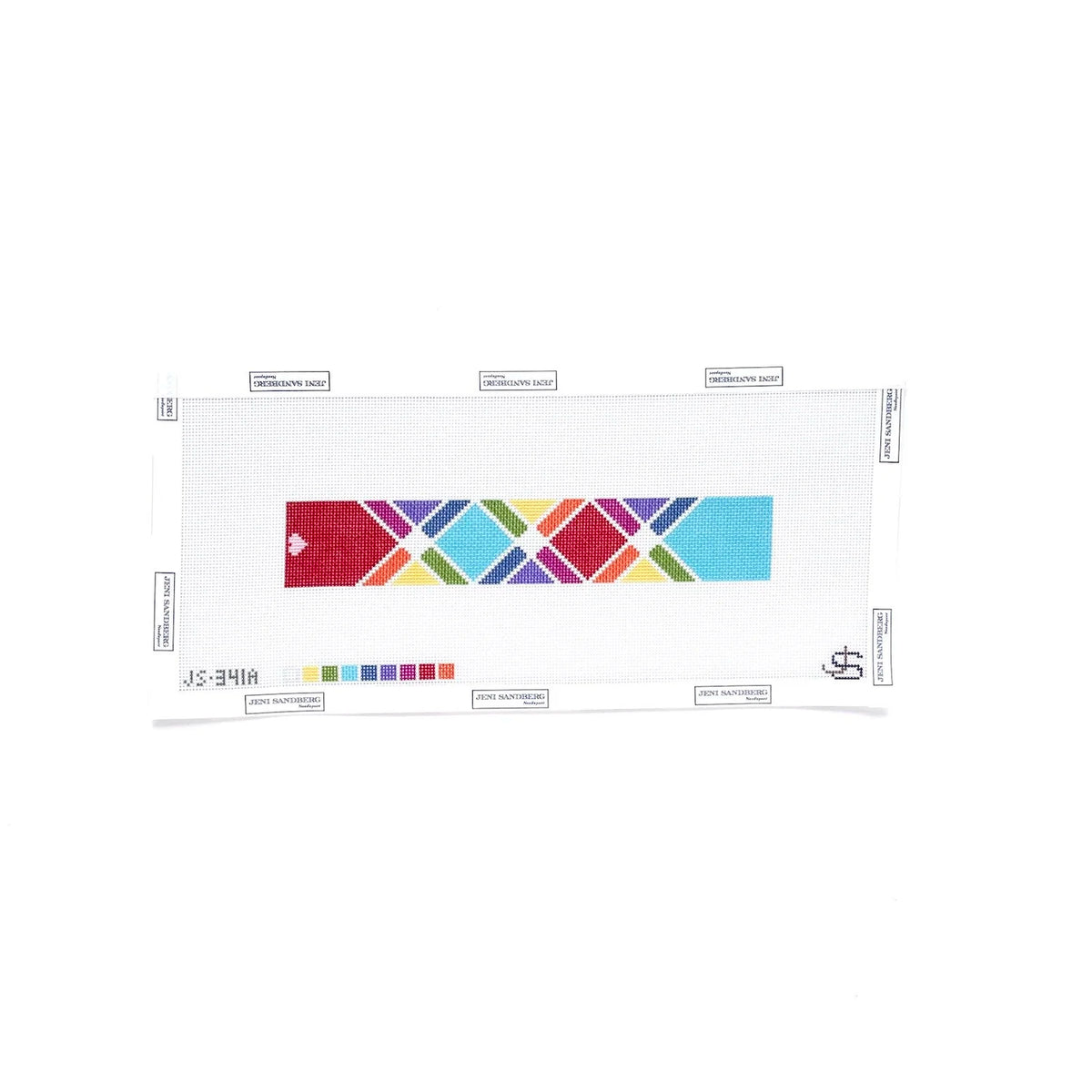 JS-341A - Rainbow Square Key Fob