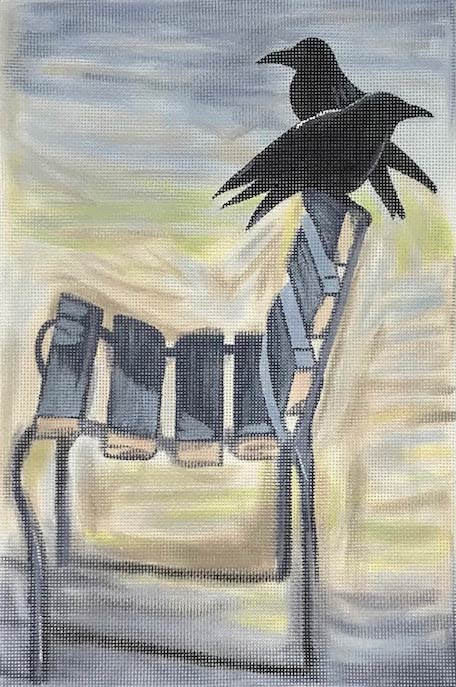 JTP-009 - Crows on Bench