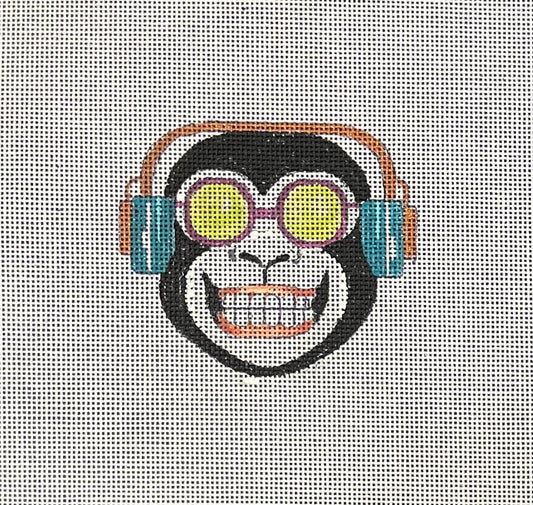 JW507 - Music Monkey Crest Patch