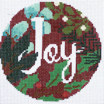 LL-ORN-06 - Bontanical Joy Ornament - Red