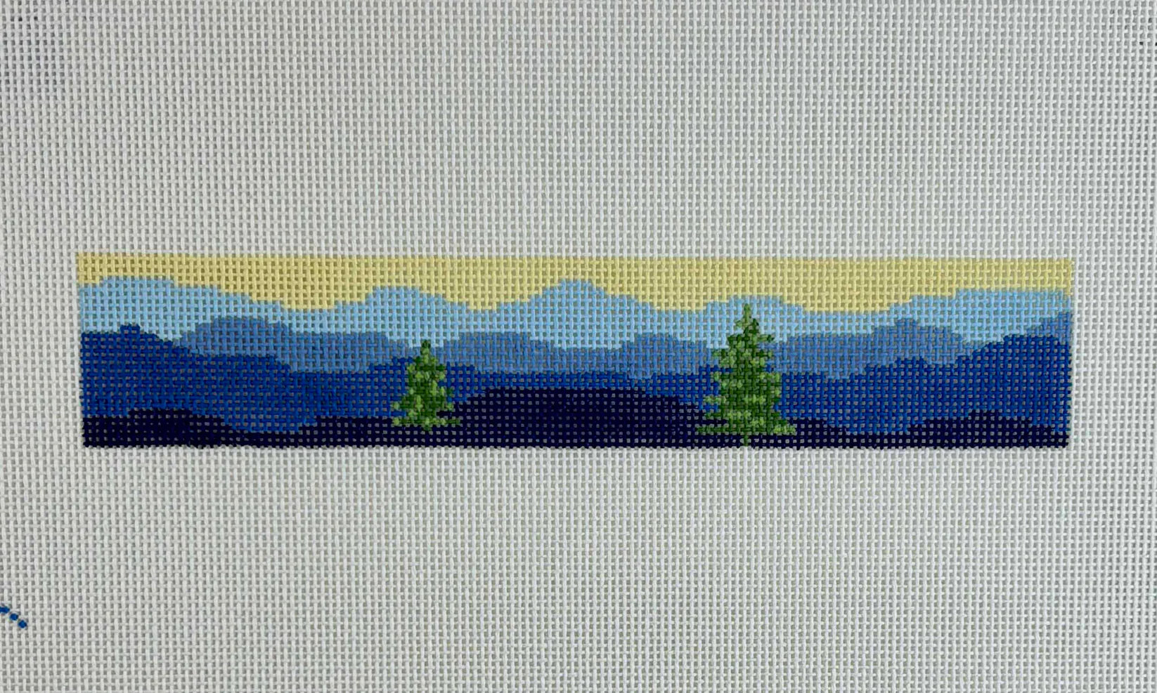 K2 - Blue Ridge Key Fob (with Trees)