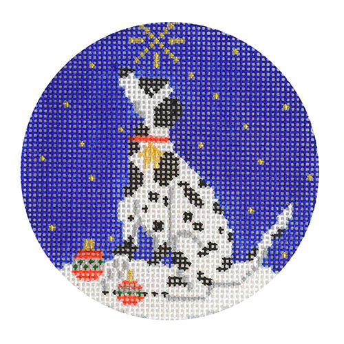 KB 1543 - Midnight Dalmatian Round