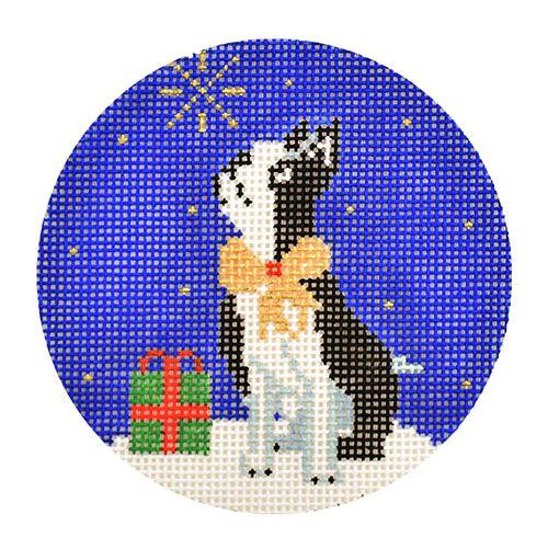 KB 1589 - Midnight Boston Terrier Round