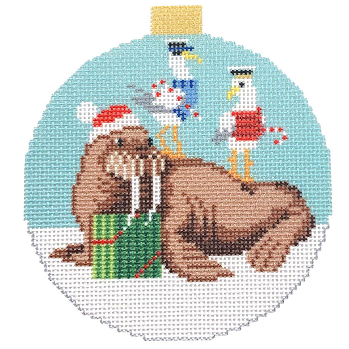 KB 1683-P - Festive Sea Friends - Walrus and Seagulls