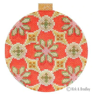 KB 1155 - Florentine Bauble - Sage/Red